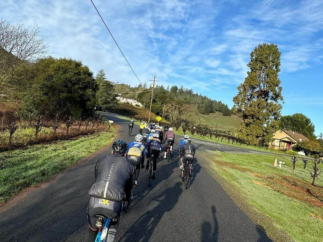 First few shots of an epic DVC Winter Team Camp Ride in Sonoma County.  Good times were had by all. 

@sportful @sfitalianathleticclub @equatorcoffees @poggio_labs @achieveptc @tripsforkidsmarin @sage.realestategroup @marinservicecourse @jkbrkb  #onewealthadvisors