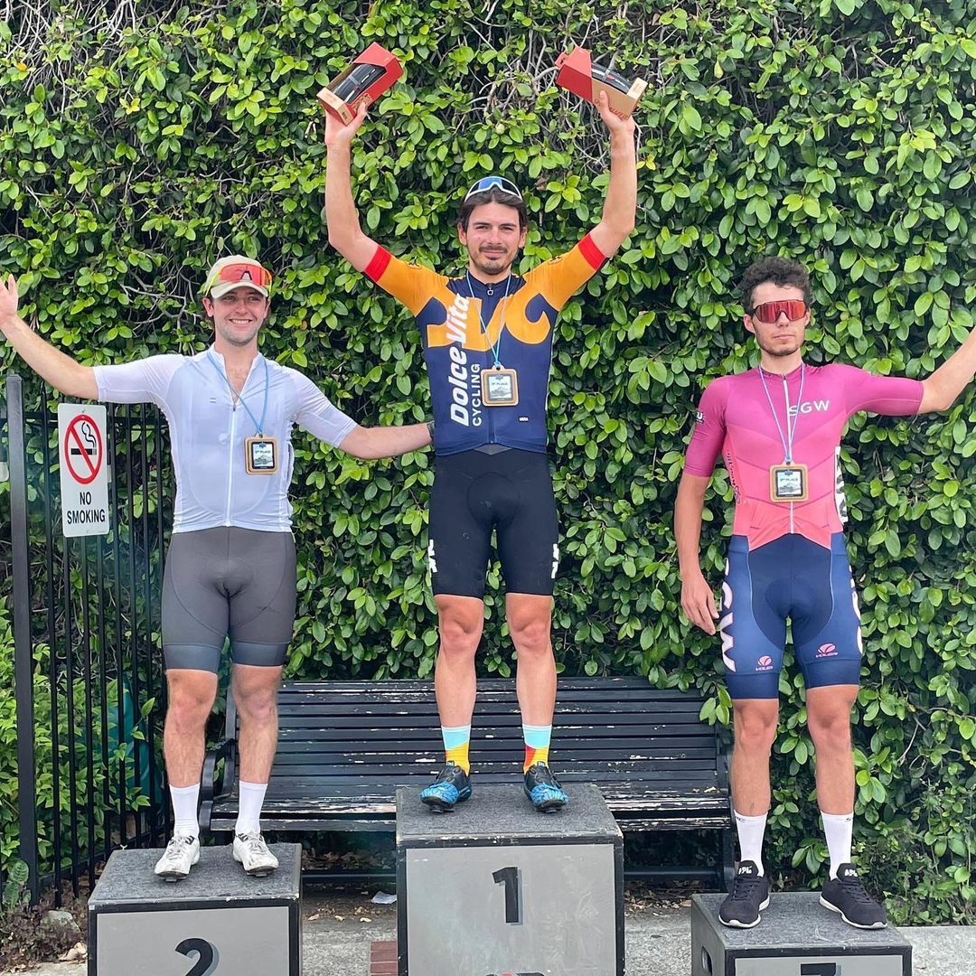 Congrats to @giuliocollura for taking the win in today’s Auburn Criterium 3/4! 🥇

#auburncrit #dolcevita #cycling