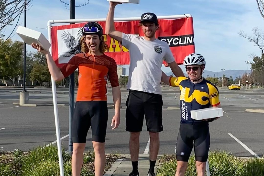 A full long weekend of racing to really get the season going, and more Dolce Vita podiums! The weekend started off with the Cantua Creek Road Race, with @seanbra picking up 🥈in the 35+ 3/4 field, and Gabe picking up 4th and a podium spot in the Elite 3 field. The DVC boys rounded out 3 days of racing at the Cherry Pie Criterium, with @freeframed earning a hard fought 🥉in a huge Elite 4 field, and our man who’s on a mission this season, @jyangsta nearly holding off the field on a race-long solo breakaway for an amazing 🥈in the Elite 3 race. 

Next up - “opening weekend” and the Snelling Road Race! 🌧️🥶

@sportful @sfitalianathleticclub @equatorcoffees @achieveptc @tripsforkidsmarin @sage.realestategroup @marinservicecourse @jkbrkb #themenkegeoup #onewealthadvisors @gelvio_us