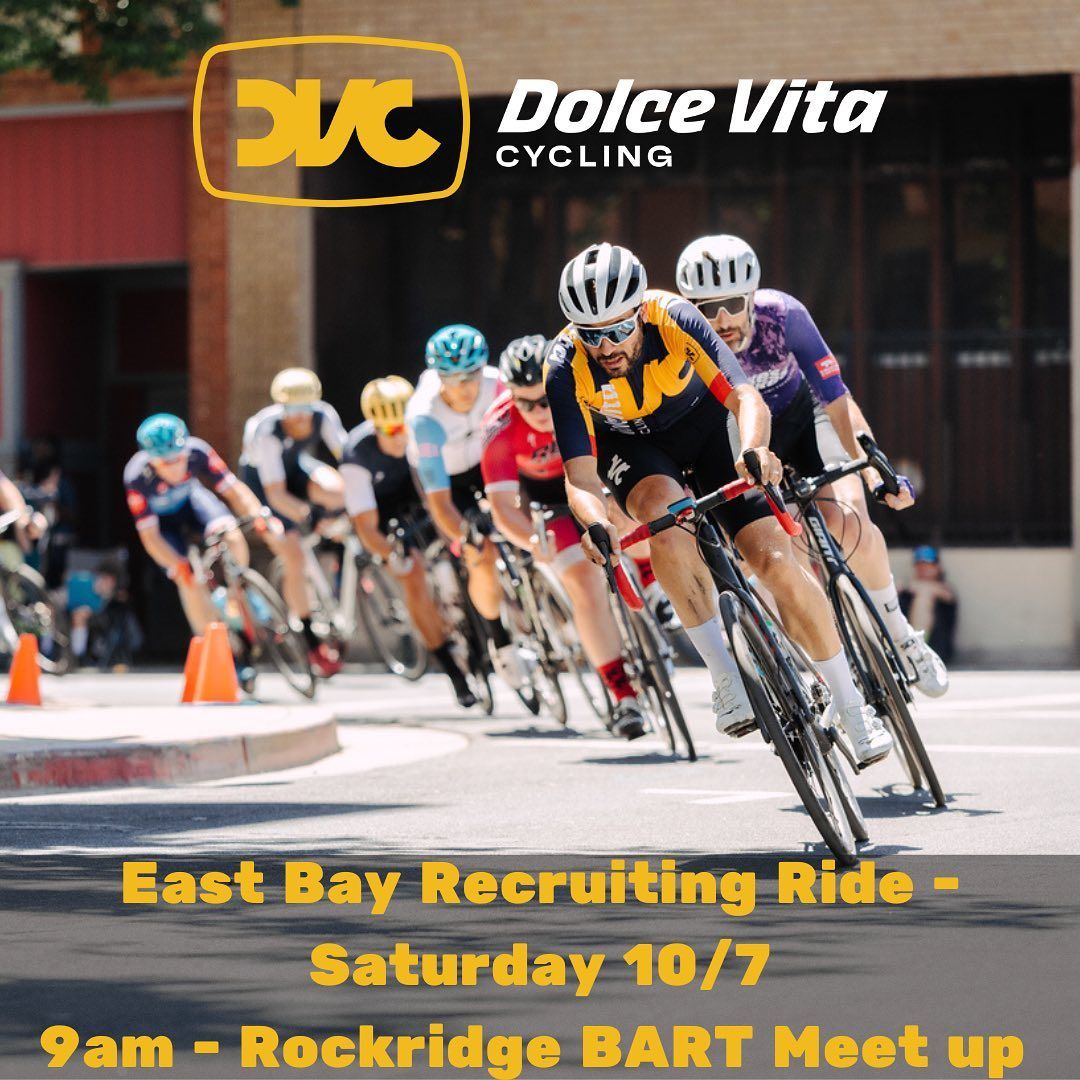 We had so much fun this weekend that we decided to do another! If you missed our recruiting ride, we’ve got another coming up in two weeks! This time in East Bay hills! We’ll meet at Rockridge BART at 9a, and roll by 9:15. Checkout the link in our bio for ride details. We hope to see you there!

@sportful @sfitalianathleticclub @equatorcoffees @poggio_labs @achieveptc @tripsforkidsmarin @sage.realestategroup @marinservicecourse @jkbrkb #themenkegeoup #onewealthadvisors