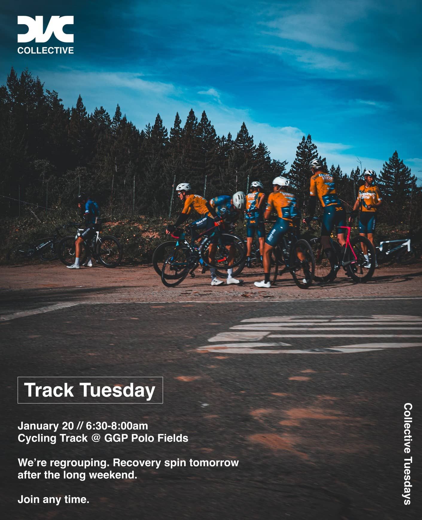 Recovery spin, or hitting it hard tomorrow?
Track Tuesday, 6:30-8:00am @ Cycling Track in GGP
...
#cycling #cyclinglife #ciclismo #cyclingstyle #cyclingadventures #sanfrancisco #cyclingshot #cyclingmotivation #beautyofcycling #stravacycling