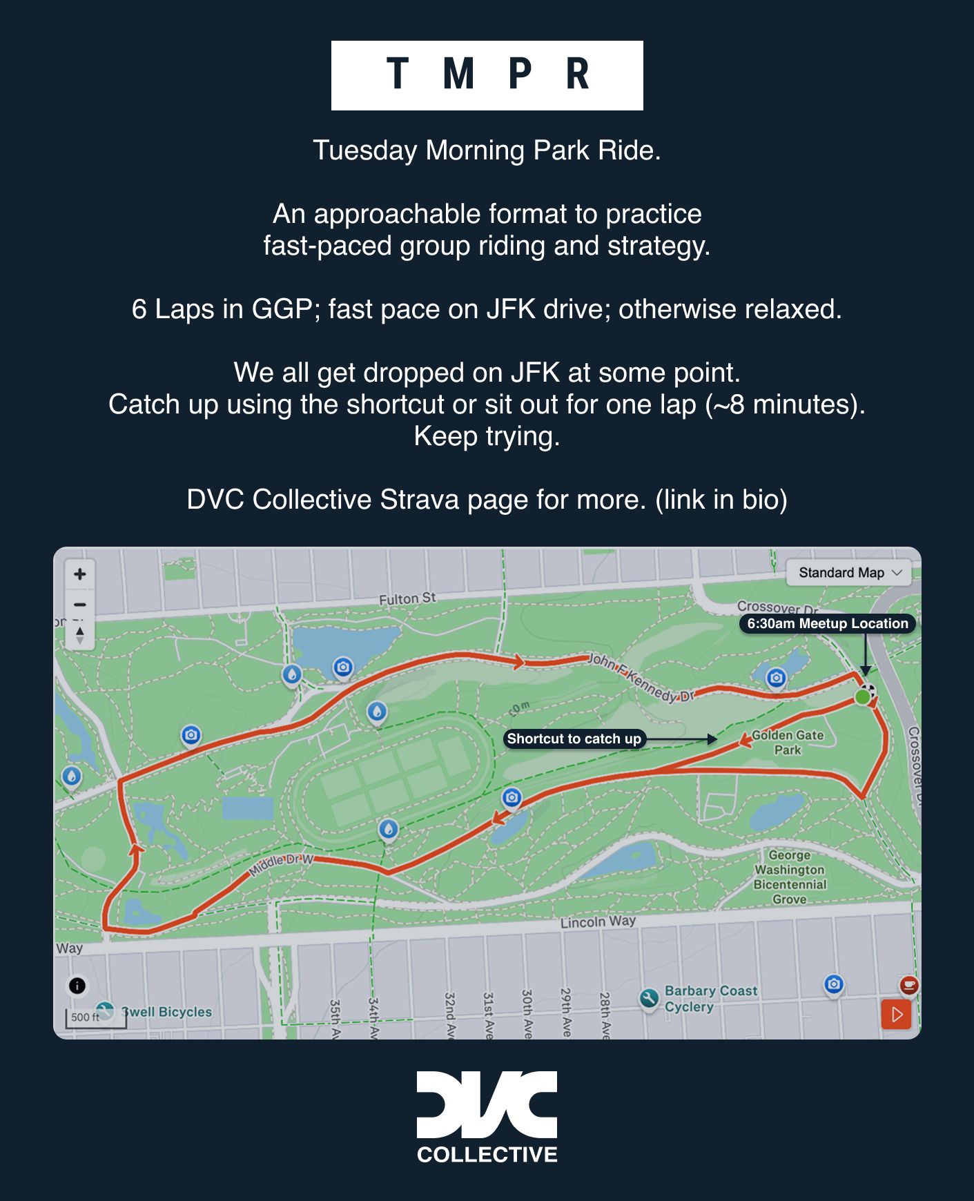 Warm up for Winters. Tuesday 6:30am in GGP.
📸 @gbeliera