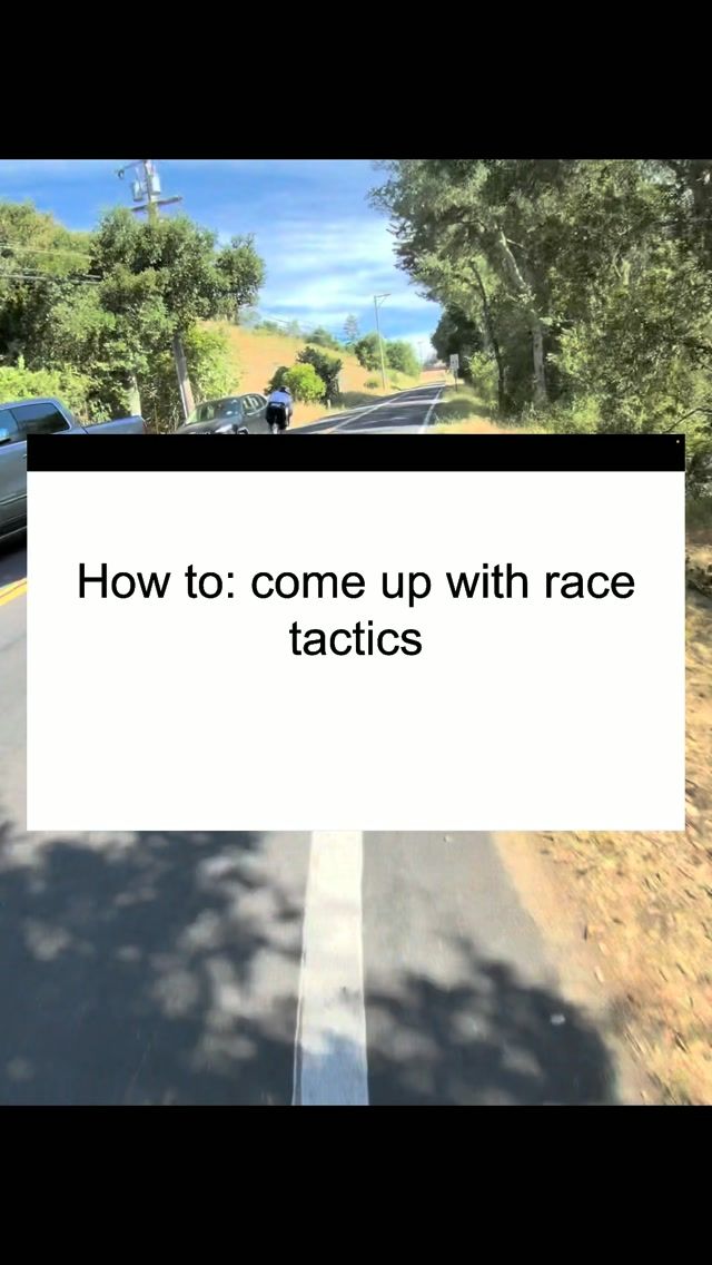 New to bike racing? Wondering how to decide your tactics for a race? Look no further…#critracing #bayareacycling #norcalcycling #roadbiking #sanfrancisco